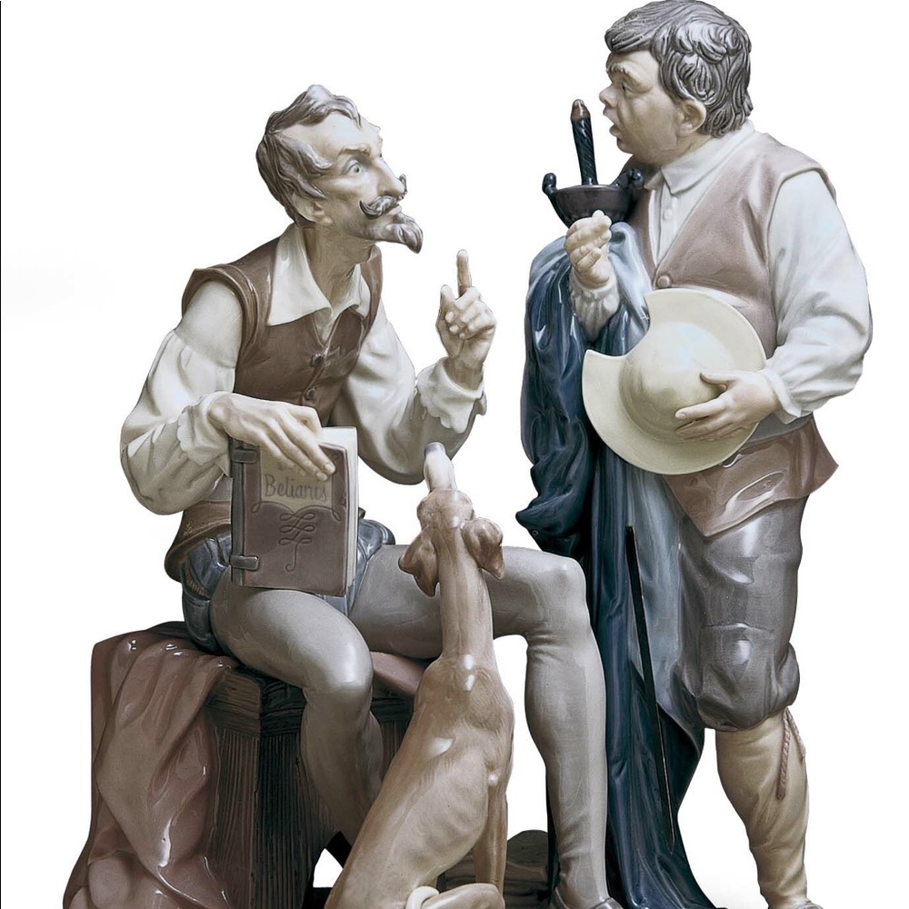 Lladró Don Quixote and Sancho Panza #4998